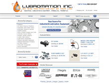 Tablet Screenshot of lubromation.com